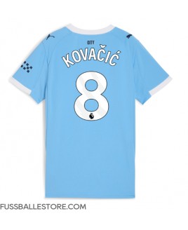 Günstige Manchester City Mateo Kovacic #8 Heimtrikot Damen 2025-26 Kurzarm